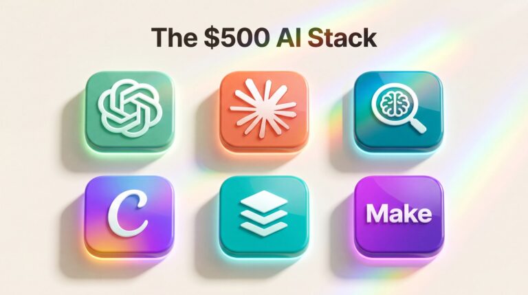 The 2026 AI Marketing Stack Under $500 a Month (What I Would Buy)
