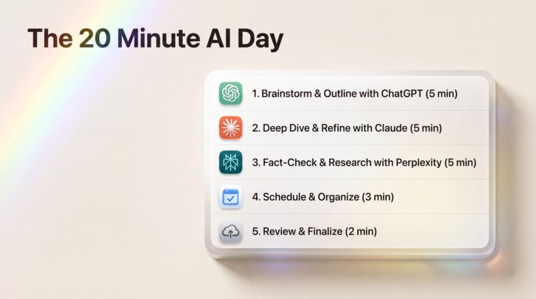 Stop Using AI Like a Search Engine and Try This 5 Step Daily System